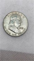 1961-D Franklin half dollar