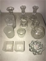 Misc. Candle Holder Lot