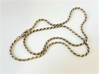 .925 Silver 24" Rope Chain