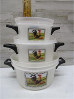 ROOSTER MICROWAVE STEAMERS