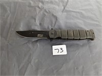 MTech- Rubber Handle, Military Folding Knife