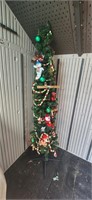 Skinny Decorated Christmas Tree