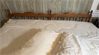 RARE TELL CITY STYLE KING SIZE DOUBLE HEADBOARD