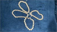 Four Pearl Bracelets