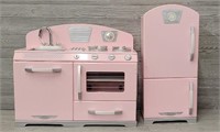 Pink Kitchen Play Set for Children