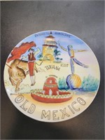 Old Mexico wall decor plate