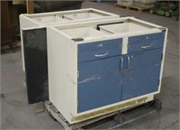 (2) Metal Lab Cabinets, Approx 22"x36"x30"