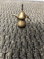 Miniature tin tea pot