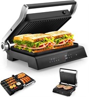 Costway 3 in 1 Panini Grill Press Sandwich Maker