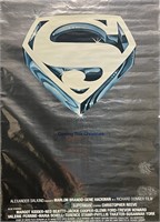 Rare Superman metallic original movie poster