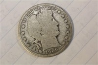 1906 Barber Silver Half Dollar