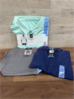 Men’s large shirt, shorts & polo