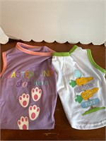 New Pet Easter Shirts SIZE SMALL AND MED