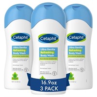 Cetaphil Ultra Gentle Refreshing Body Wash 3 Pack