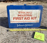 Vintage Johnson & Johnson Metal First Aid Kit