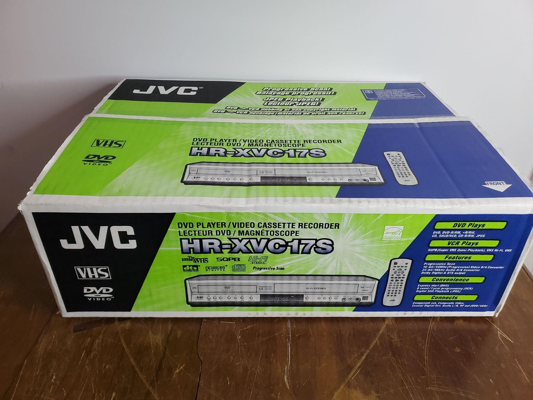 JvC dvd video cassette recorder