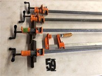 5 Wood clamps