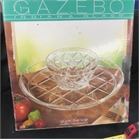 Indiana Glass Gazebo Chip & Dip