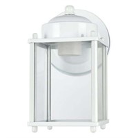 Mainstays 8 Classic White Outdoor Wall Light  Meta