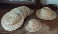 Decorative woven hats