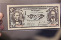 Mexico 50 Centavos 1915 Uncirculated Bank Note