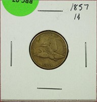 1857 Flying Eagle Cent VG