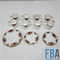 Royal Albert Old Country Roses 17 Piece Set