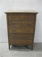 18"x 32.5"x 46.5" Vtg 5 Drawer Dresser See Info