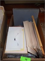 ASSORTED NOTE PADS, PAPER, ENVELOPES