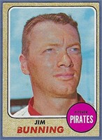 1968 Topps #215 Jim Bunning Pittsburgh Pirates