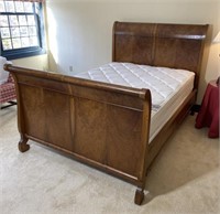 Antique Full Sized Sleigh Bed