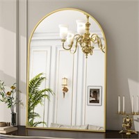 SE6054 Wall Vanity Arched Mirror Gold 26x 38
