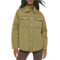 Levi's Women's Diamond Quilted Shirt Jacket,