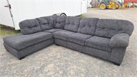 LARGE 2PC. SOFT SECTIONAL COUCH
