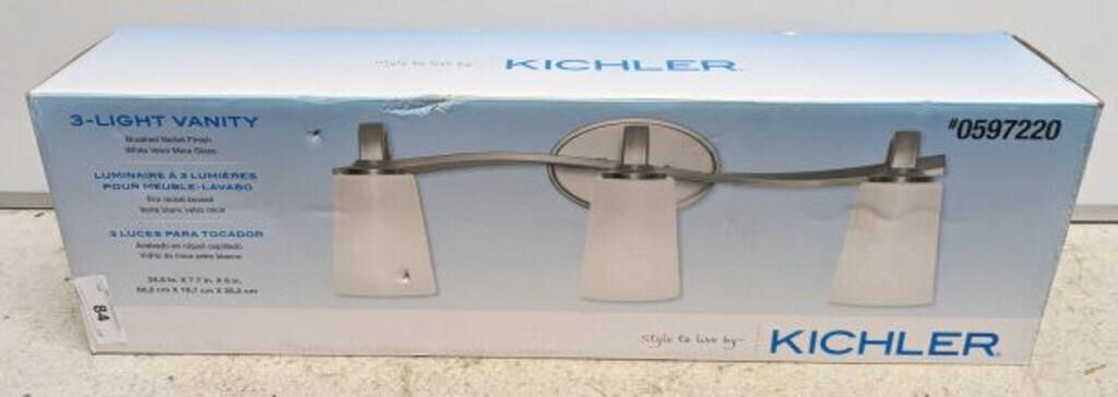 KICHLER 3 LIGHT VANITY