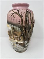 Art Pottery Vase Signed Rick Wisecarver 1989