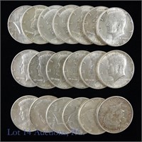 1964 Silver Kennedy Half Dollars (19)
