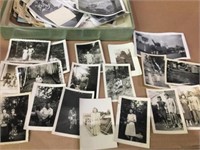 HUGE LOT OF MOSTLY BLACK & WHITE PHOTOS, MILITARY,