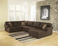 Ashley 304 Cowan - Chocolate Large Sectional Sofa