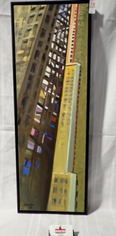 O/C NEW YORK SKYSCRAPERS BY PAUL HOLLISTER 37x13