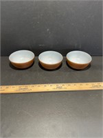 Vintage fire king bowls