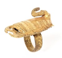 Asante Royal Chief's Gold Ring, (10k Gold, 26grams