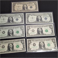 3 SILVER CERTIFICATES AND 4 RESERVE NOTES