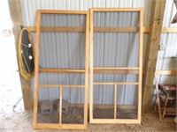 2-36x80.75 Wood Screen Doors New