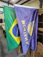 MONTANA & BRASIL FLAGS