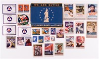 30 AMERICAN PROPAGANDA STAMPS