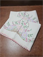 MCM HANDMADE PILLOW CASES  PINK AND PURPLE FLOWER