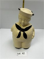 Old Sailor Boy Cookie Jar