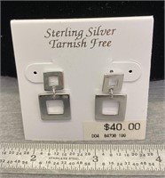 Sterling Silver Dangle Earrings NEW