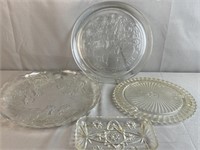 Cake Plate And Serving Platters